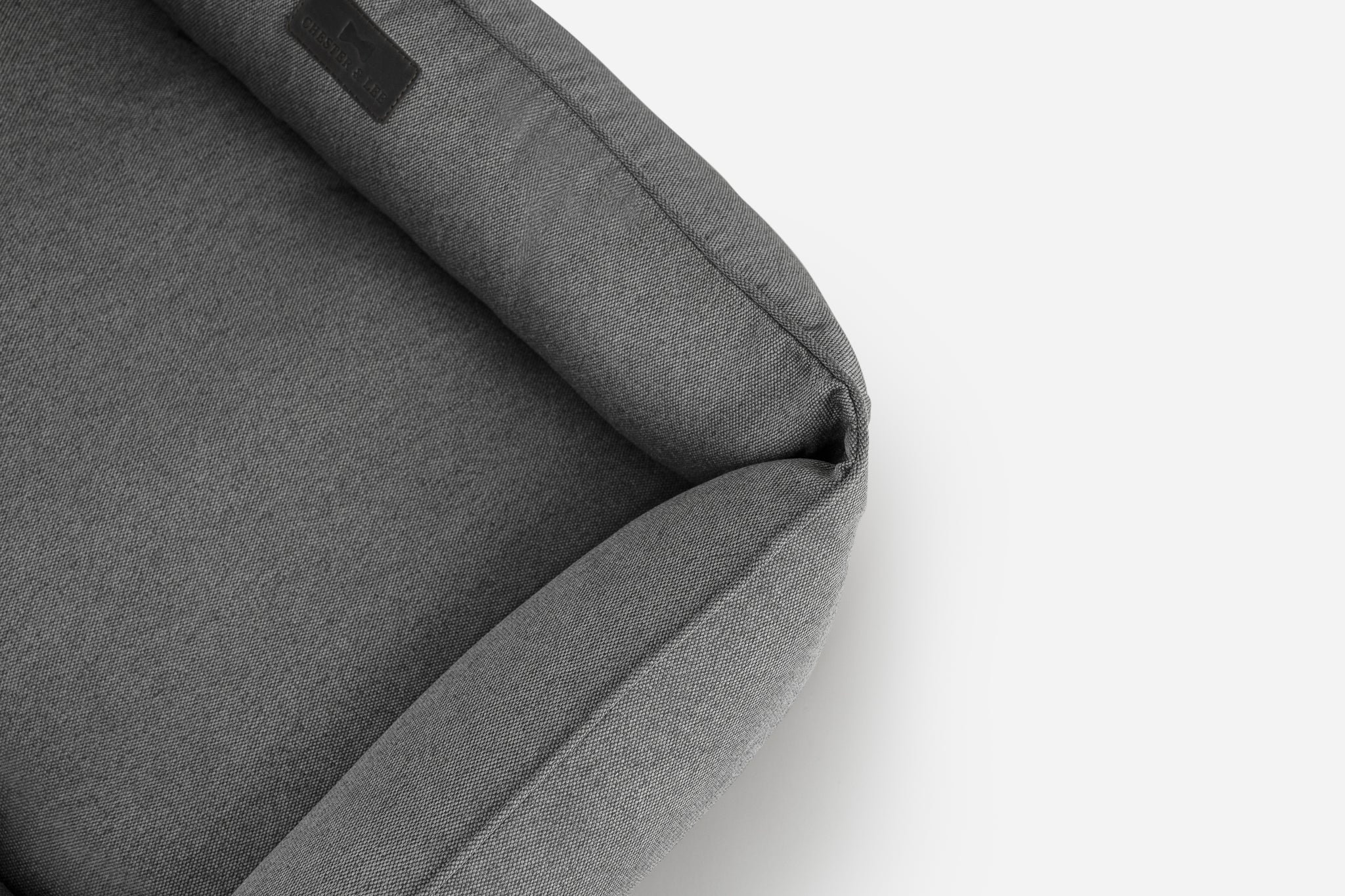 Chester & Lee | Cotton Sleeper Dog Bed Gray